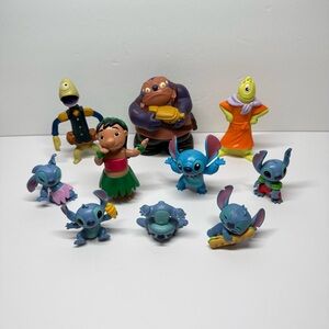Disney Lilo & Stitch Mixed Lot of 10 Figures Jumba Pleakley Character Toys